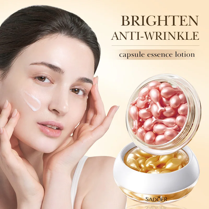 Capsule Vitamin C Serum Snail Facial Essence Lotion Whitening Face Cream Lotion