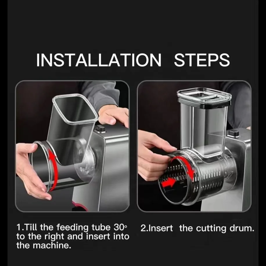 Home Kitchen Appliances carrot cutters food Vegetable Slicer Machine Electric shredder grater vegetable cutter