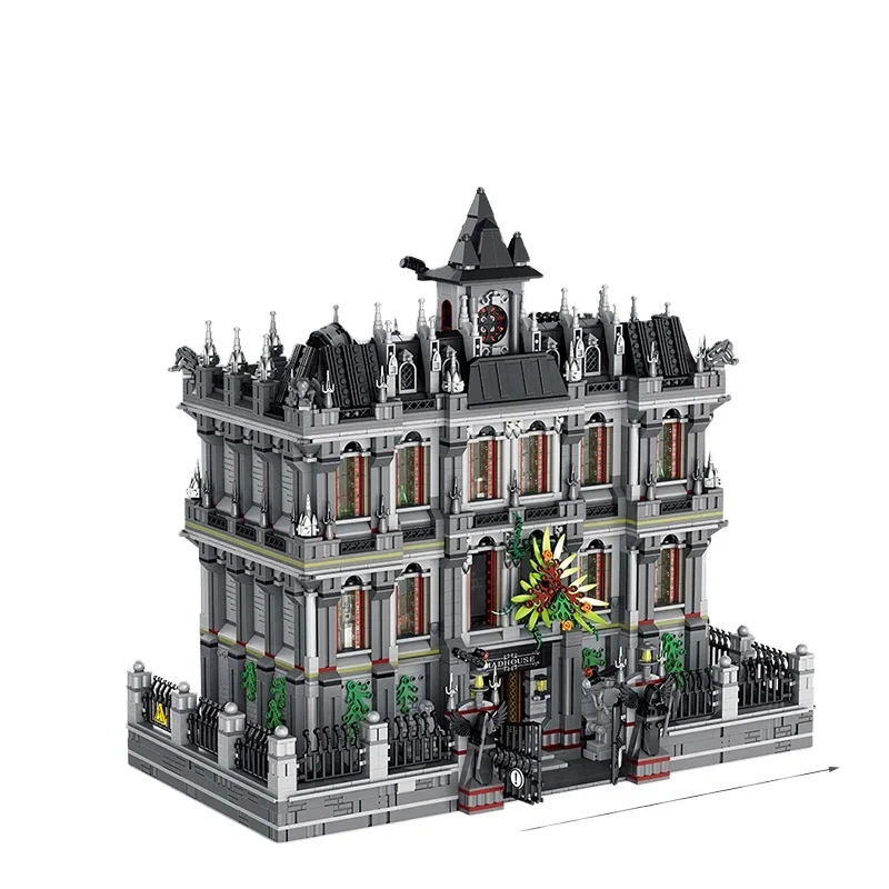 Panlos 613002 с видом на улицу сумасшедшая модель освещения для дома в сборке кирпич DIY архитектура микростроительный блок детская игрушка