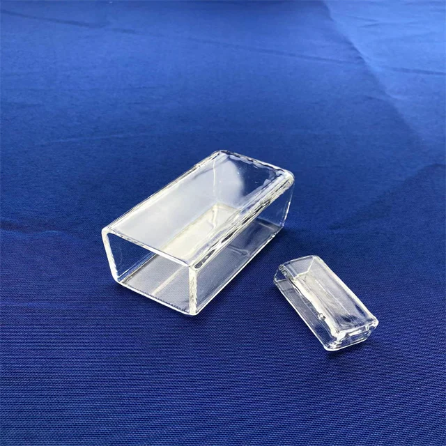 High temperature resistant transparent quartz glass water tank square hydraulic cylinder