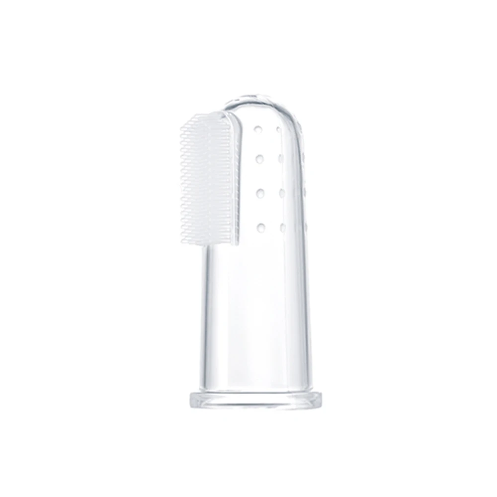 Зубная щетка на палец, мягкая щетина, термостойкая Первичная зубная щетка, Экологичная детская зубная щетка на палец