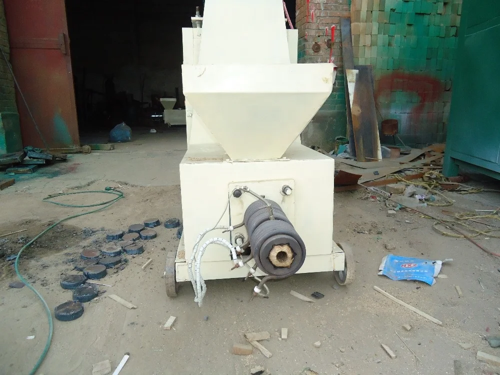 energy saving equipment Saving man power wood charcoal briquette press machine