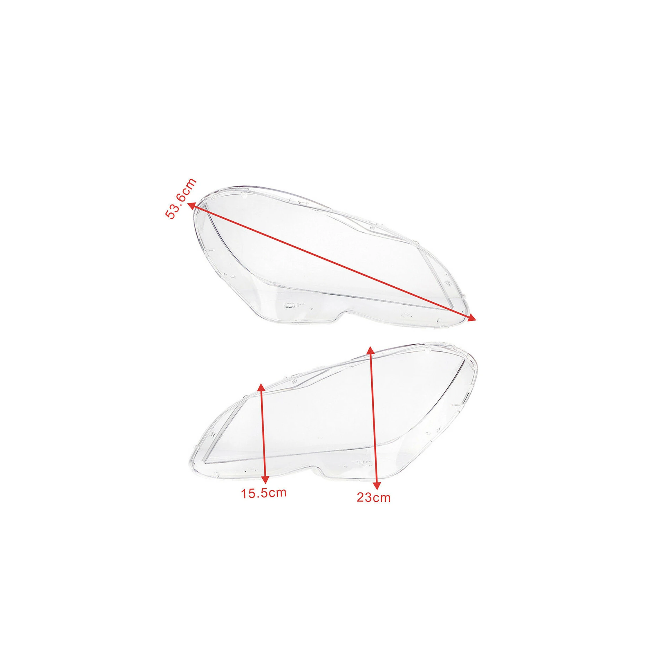 NEW Headlight Lens Cover Glass A2048203639 for MB W205 W204 W212 W213 Auto Light PC Shell 2011-2013 for mercedes benz