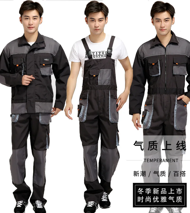 
Work- suit industrial workwear safety jacket and pants coveralls 