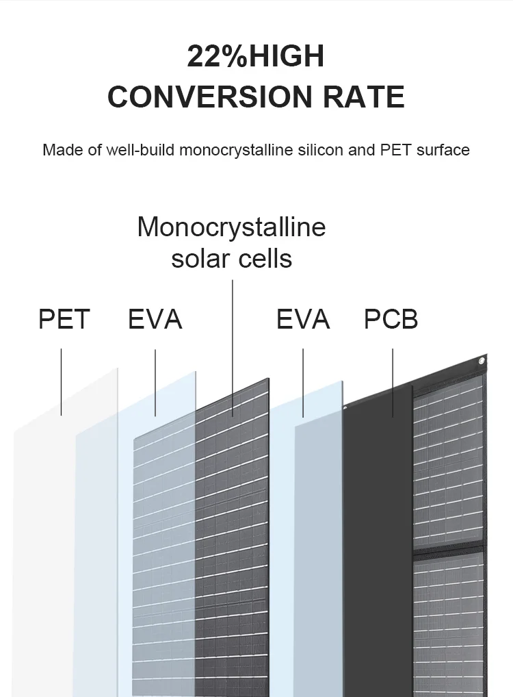 Monocrystalline Silicon Foldable Solar Panel 60w 80w 100w 200w 300w 400w Portable Folding Solar Outdoor Camping