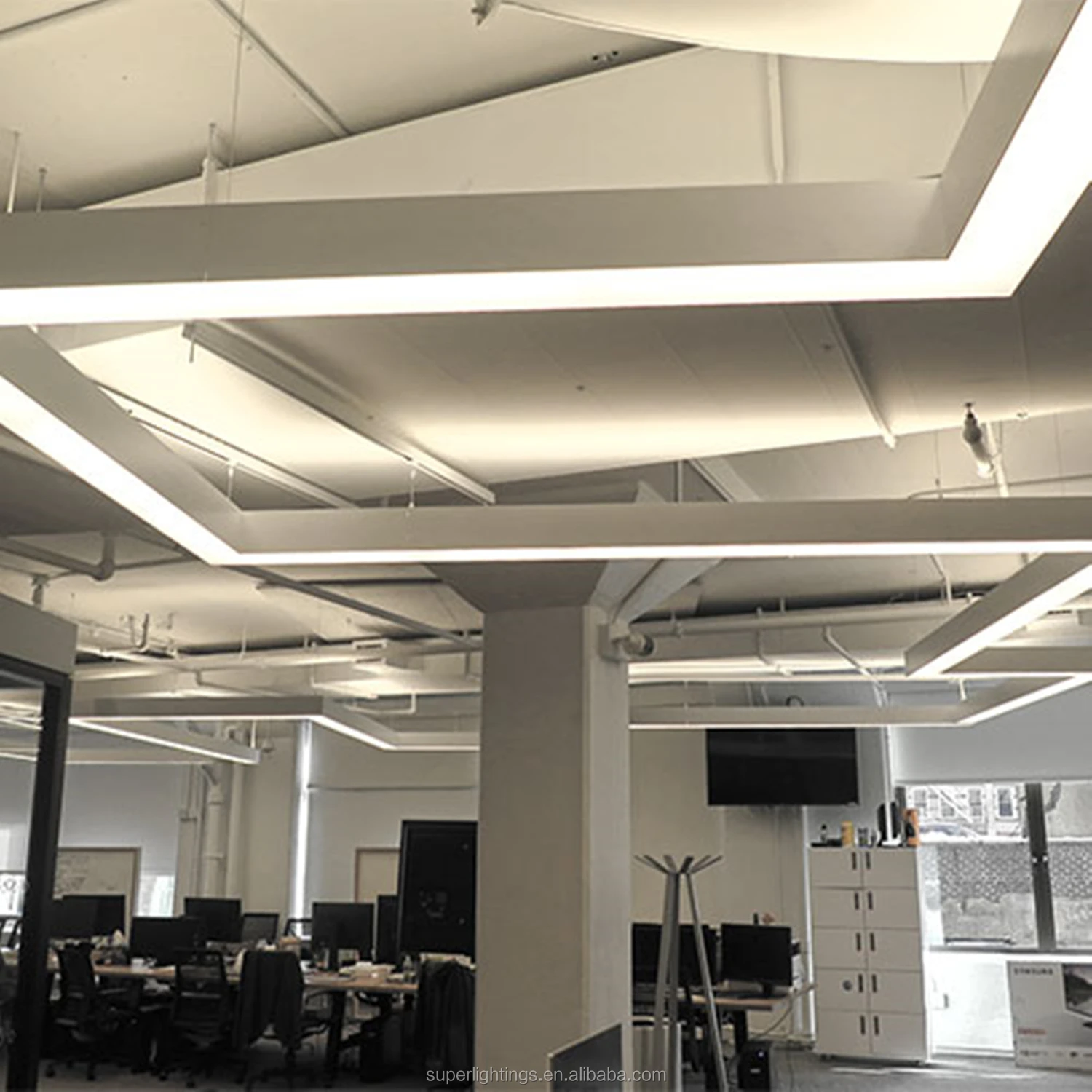 design set for dining room chandelier home lighting cord modern lighting fixture pendent office led light linear