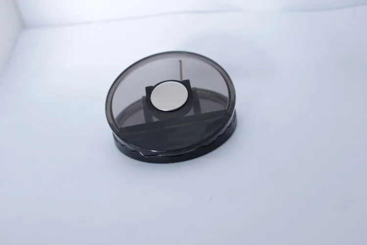 Promotion is suitable for office round plastic magnetic memo paperclip