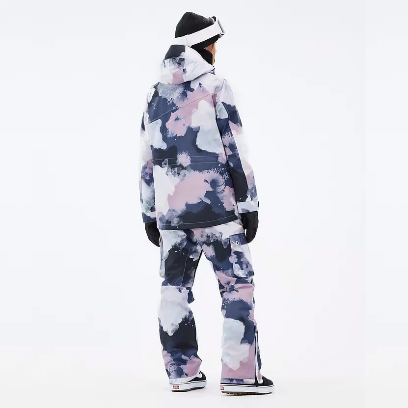 Hot Sale Ski Jacket Snow Wear Women Camo Fashionable Female Skiing Outdoor Waterproof Professional Ski Jacke