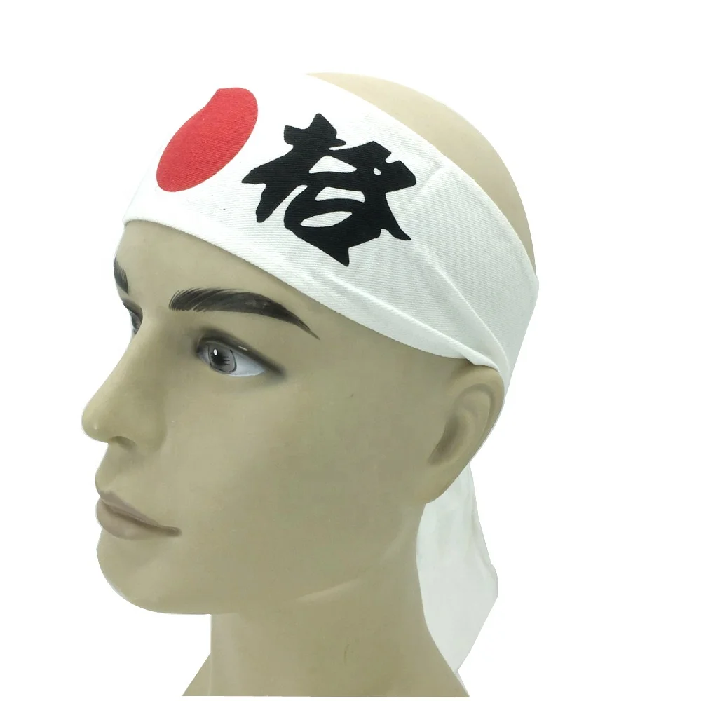 Women Karate HeadbandJapanese Headband Hachimaki Headband Sushi Chef Bandana Headbands