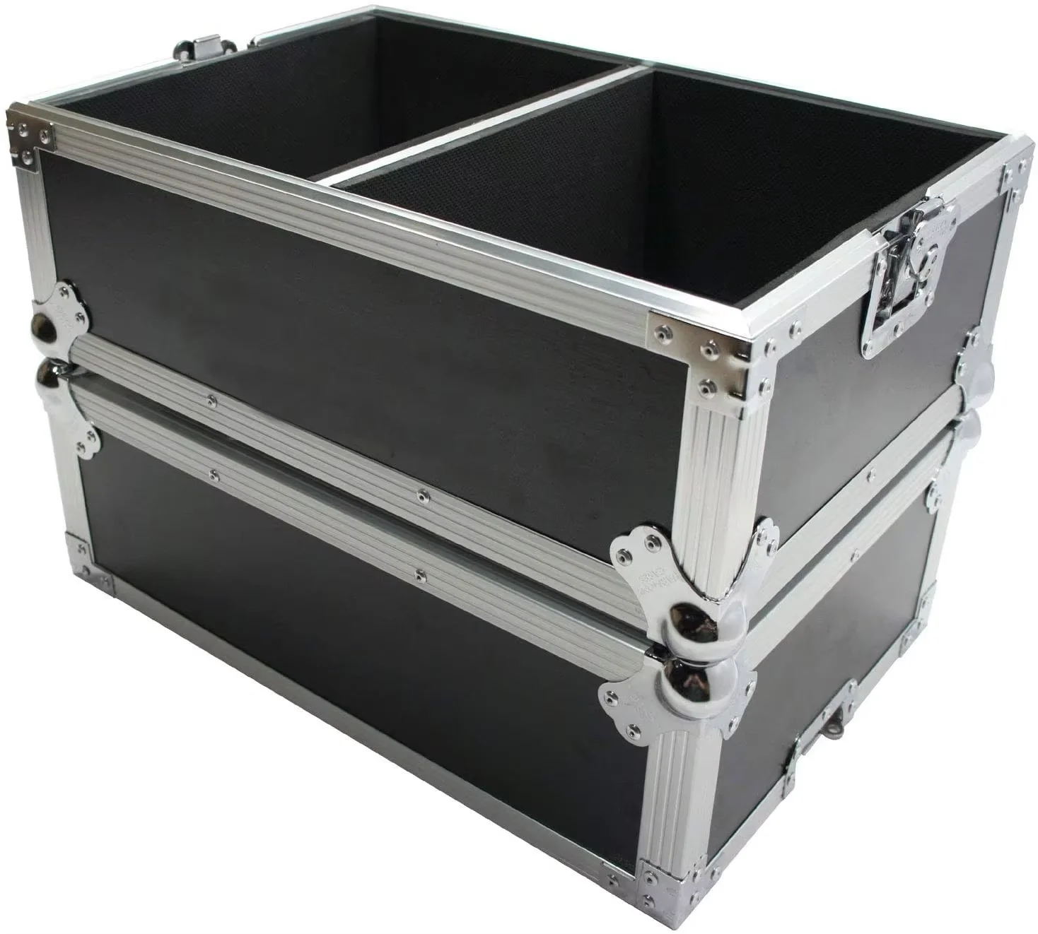 Factory Custom Flight Case Large Capacity Holds 120 45 RPM Vinyl Record Cases Durable Locking Flight Case