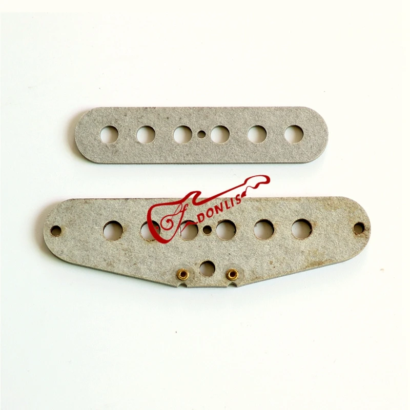 Donlis Gray Flatwork Bobbin ST Guitar Pickup Kits with Alnico 2/5 Magnet rods in 48/50/52mm string spacing