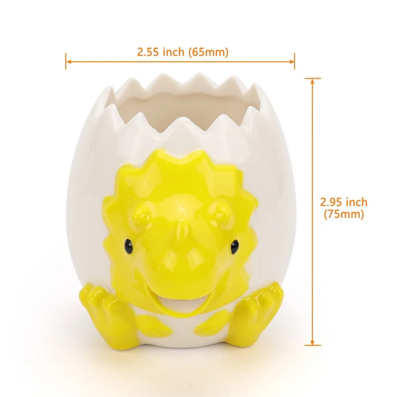 Cute Triceratops Dinosaur Egg Separator Egg Yolk White Separator Ceramic Egg Filter Divider Sieve Kitchen Gadget Baking Cooking