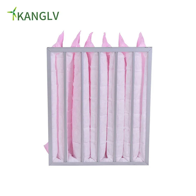 Plastics industry Merv13 f7 secondary middle efficiency pocket air filter