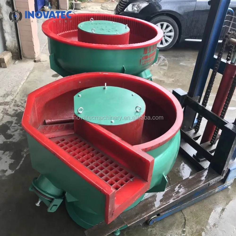 INV-350B Straight Channel Vibratory Finishing Machine for Stone Polishing vibratory polishing machine for metal 150 liter