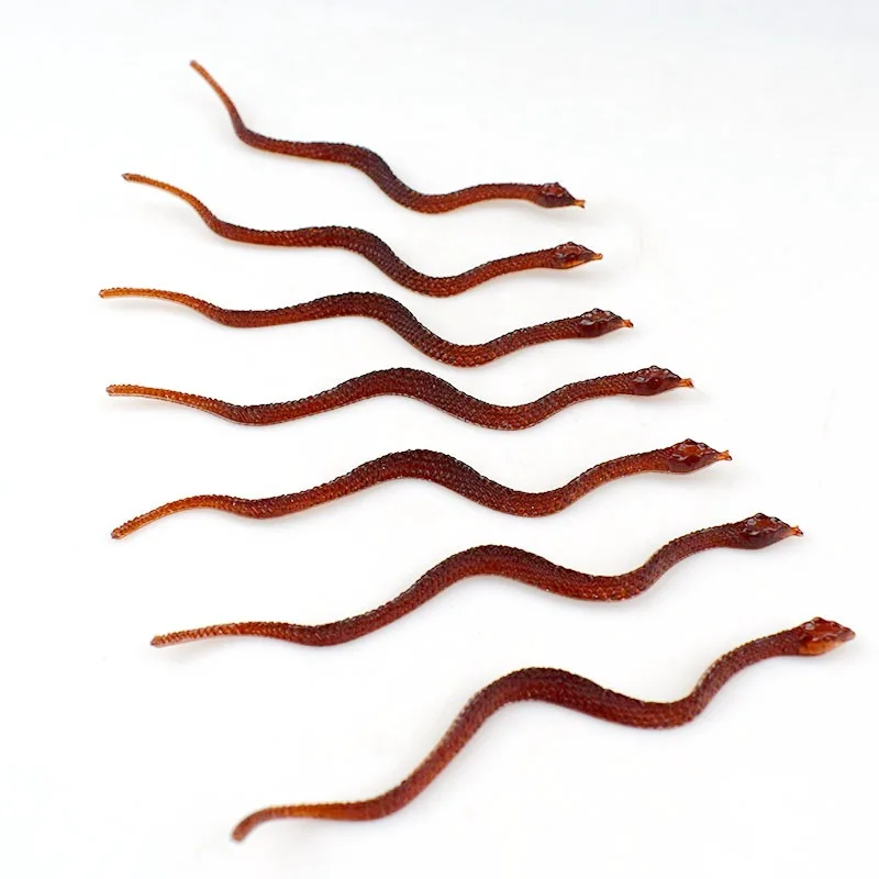 Wholesale New Brown Mini Size Snake Toy Scary  Prankand  Simulation Snake