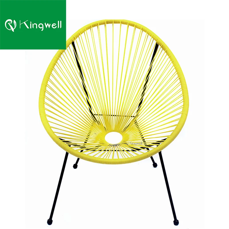 Leisure style patio used antique cane rattan chair acapulco chair rattan egg chair