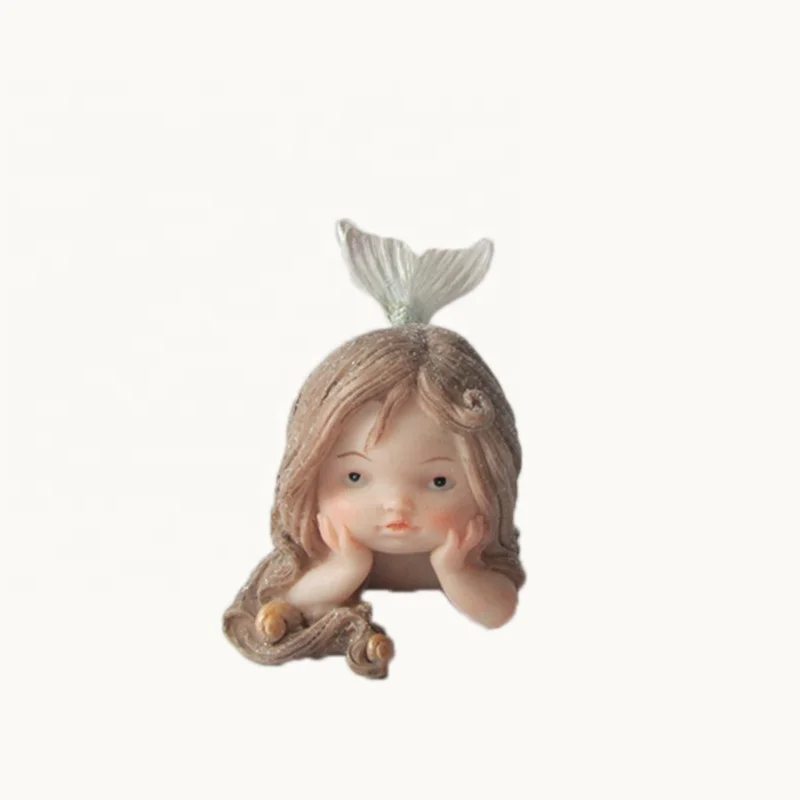 
Wholesale Home & Table Decoration Cute Mini Resin Craft Mermaid Figurine Gift 