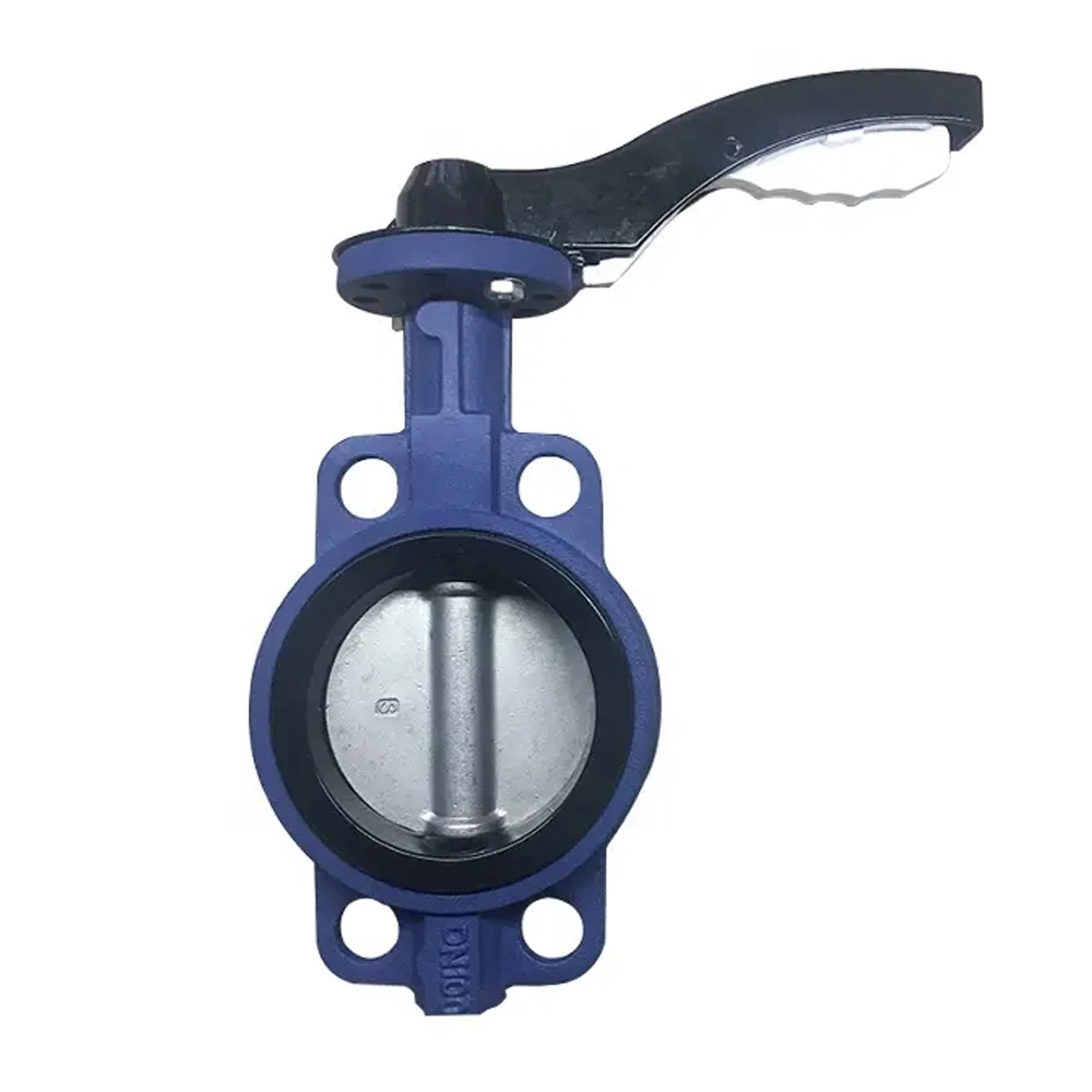DN50 -1200 GGG50 DI WCB SS Body EN593 API609 Handle Worm Gear Wafer Butterfly Valve