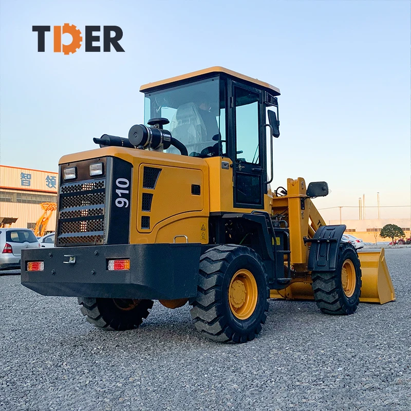 TDER 7 day fast shipping low price 1t 1 1.5 1.8 2 2.5 2.8 3 ton front loader mini loader small wheel loader in stock for sale