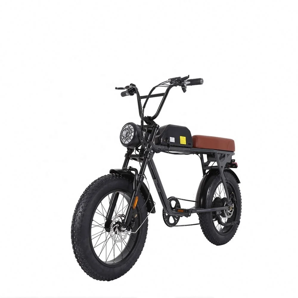 Super powered electric motorcycle style vintage fat tire electric bike retro electric bike 2000w optional for sale