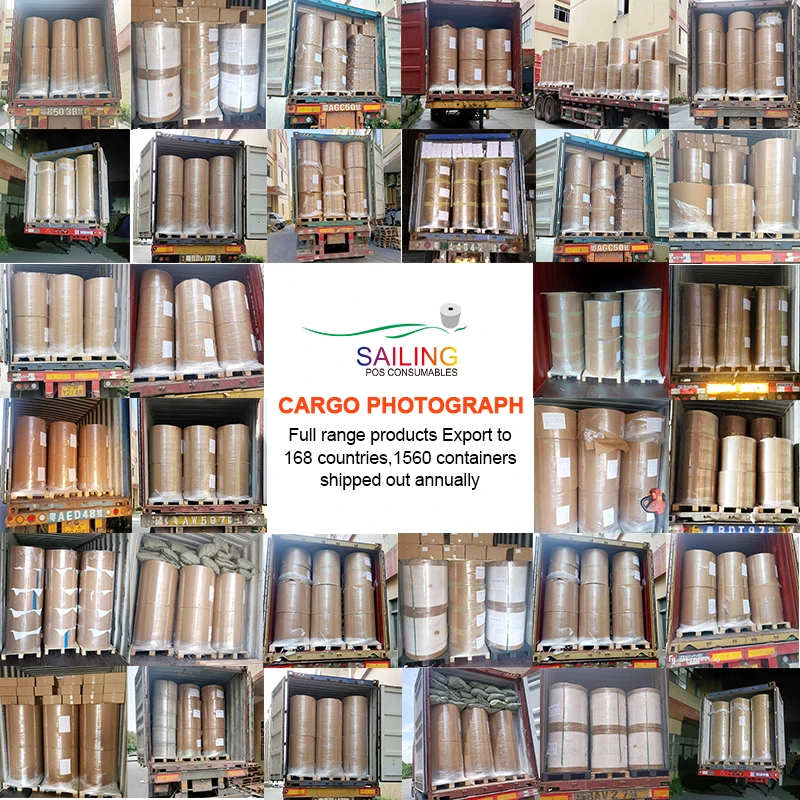 Thermal Paper Jumbo Rolls with the Size 790/401/1050mm with Different Gsm