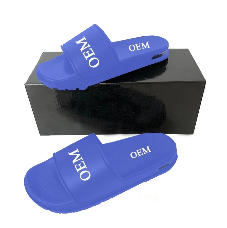 Women Flip Flop High Quality One Strap White Color Classic Comfortable Custom Logo Men PVC Slides Slippers