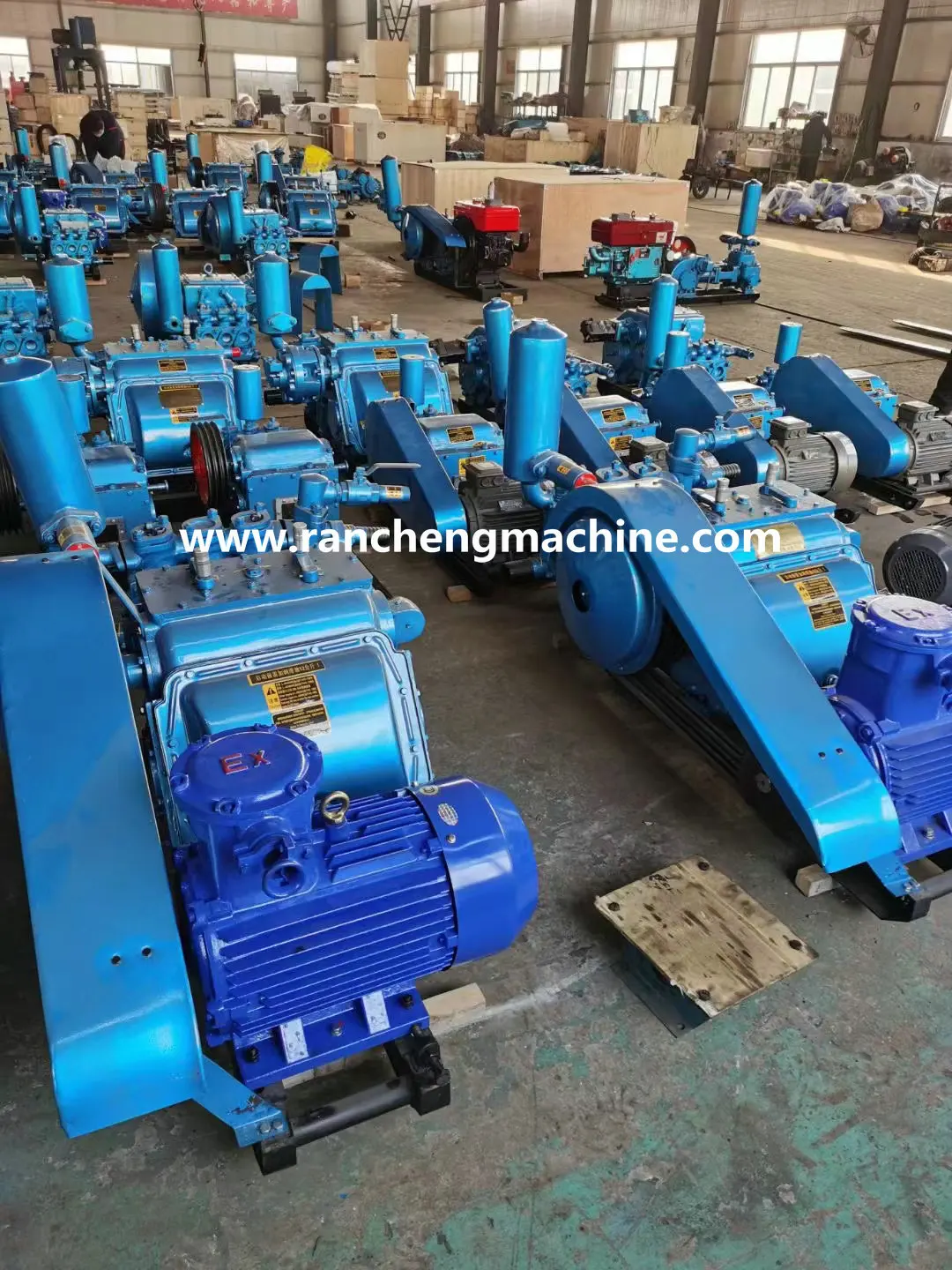 Horizontal Double-Cylinder Reciprocating Double-Acting Piston Pump Mud Pump