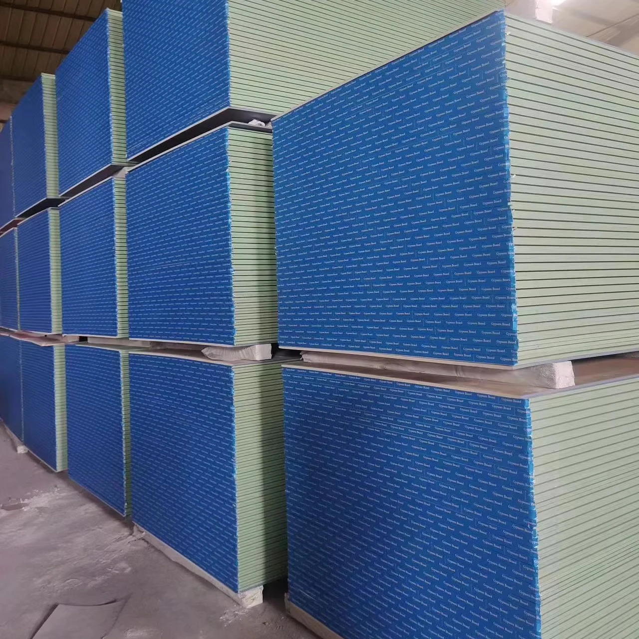 Acoustic White Ba13 Gypsum Drywall 9-16mm Waterproof Ceiling Tiles Plasterboard for Decoration