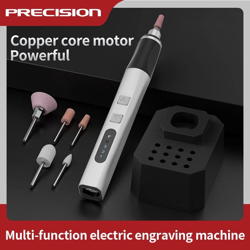 2024 SML New type Color DIY Rotary Tool Accessory Set Compact and portable Long endurance Low Noise Engraving Pen Tool Kit