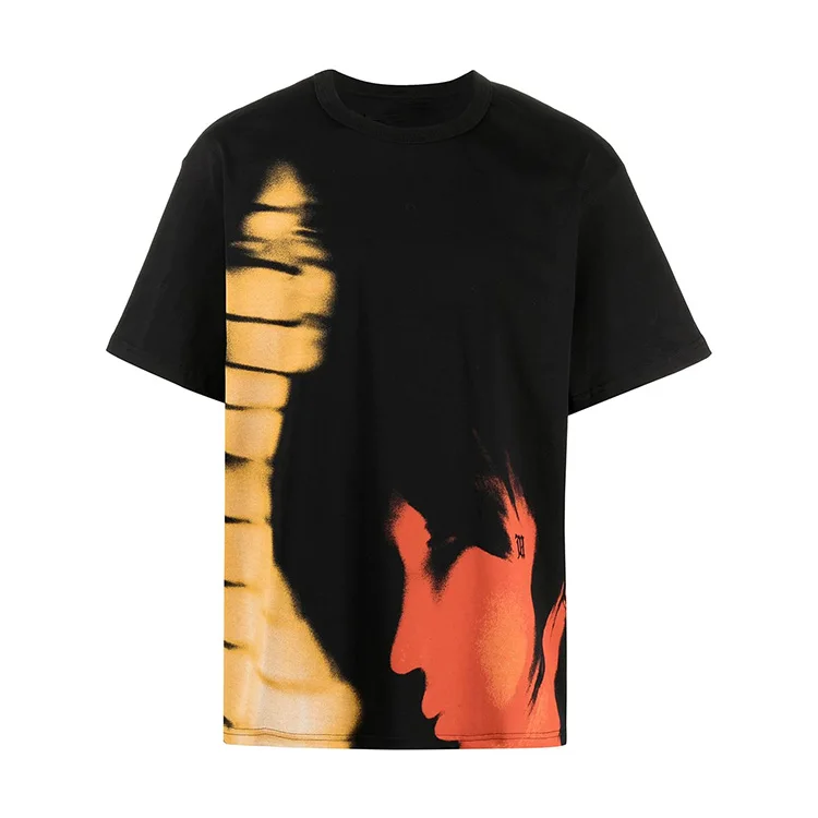 
Manufacturer sale men tie dye printed customized cotton t-shirt. 