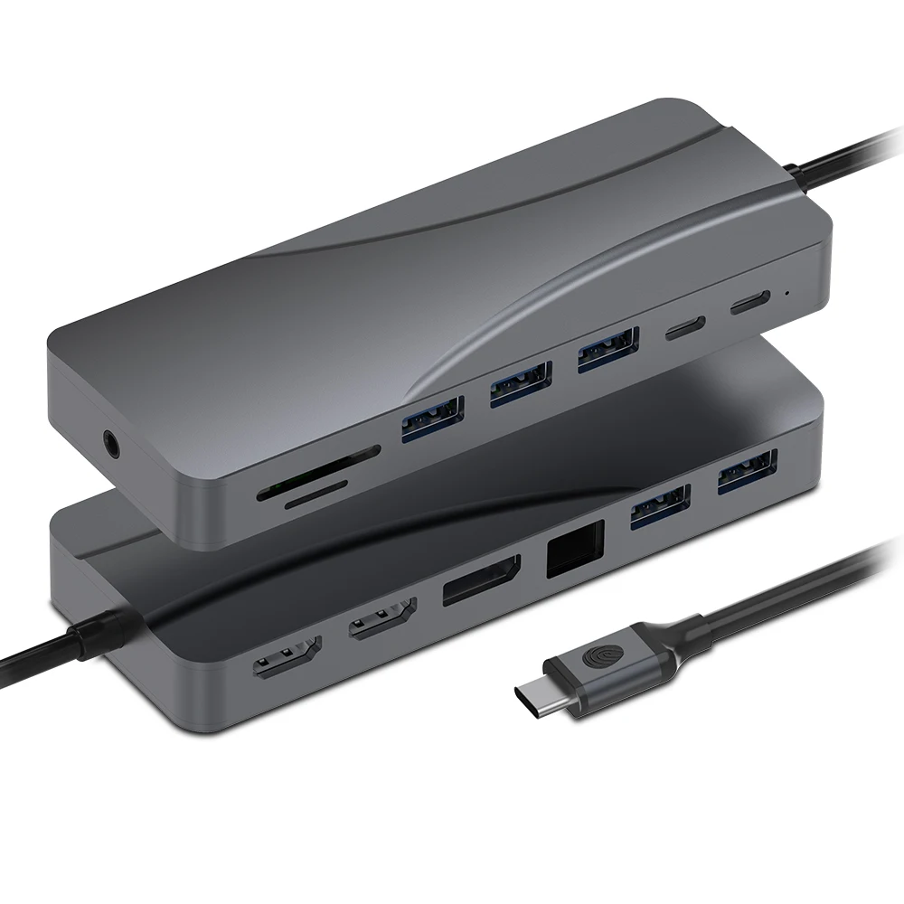 14 In 1 Laptop Docking Station Usb-c Multi Port Usb 3.0 Type C Adapter Hub For Mac Macbook Laptop