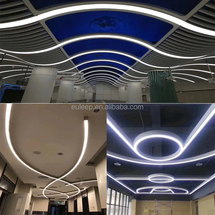 modern lighting ceiling chandeliers pendant lights ring hanging led chandelier circular lamp for ring office light