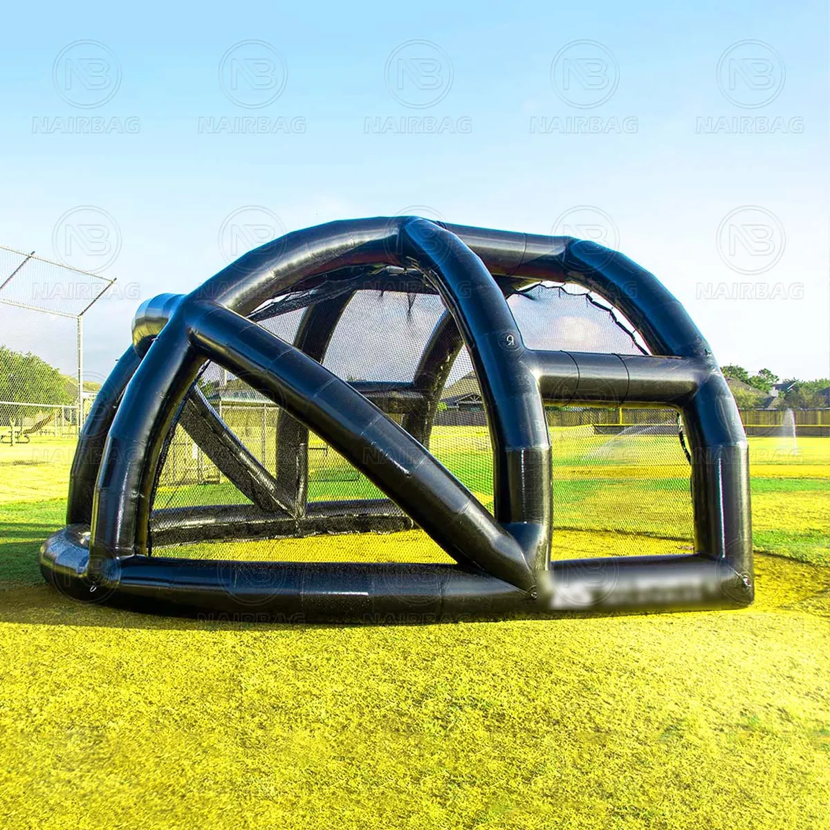 Turtle Inflatable Batting Backstop Inflatable Baseball Sport Court Baseball Batting Cage For Baseball Or Softball Practices