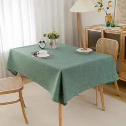 Cheap Oilproof Table Cloth Fabric Tablecloth linen tablecloth for Coffee Kitchen Dining Table Decorations