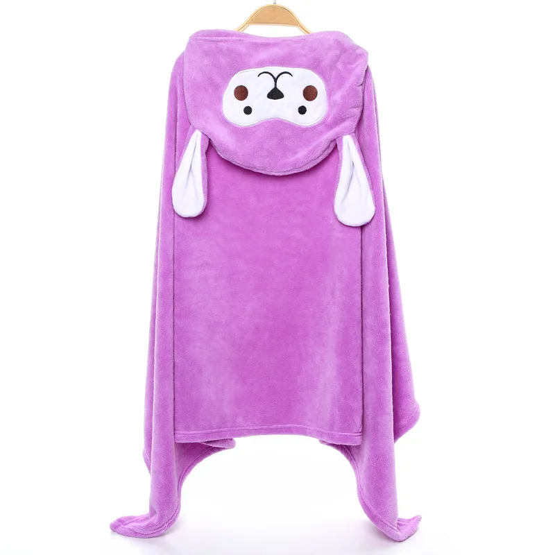 High quality wholesale microfiber baby bath hooded organic body towels with