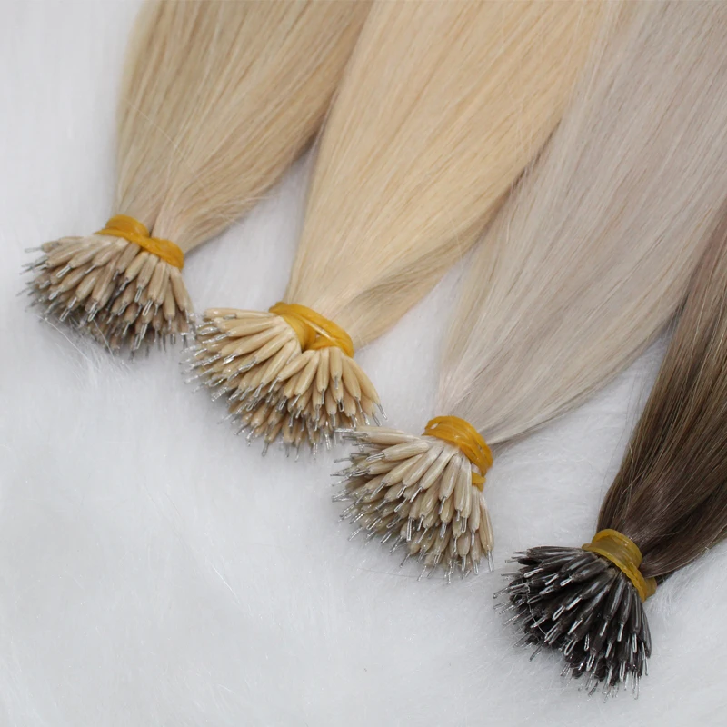 Luxury Human Silky 24 Inch 26 Inch Nano Tip Locks Hair Extensions With Factory Wholesale Price