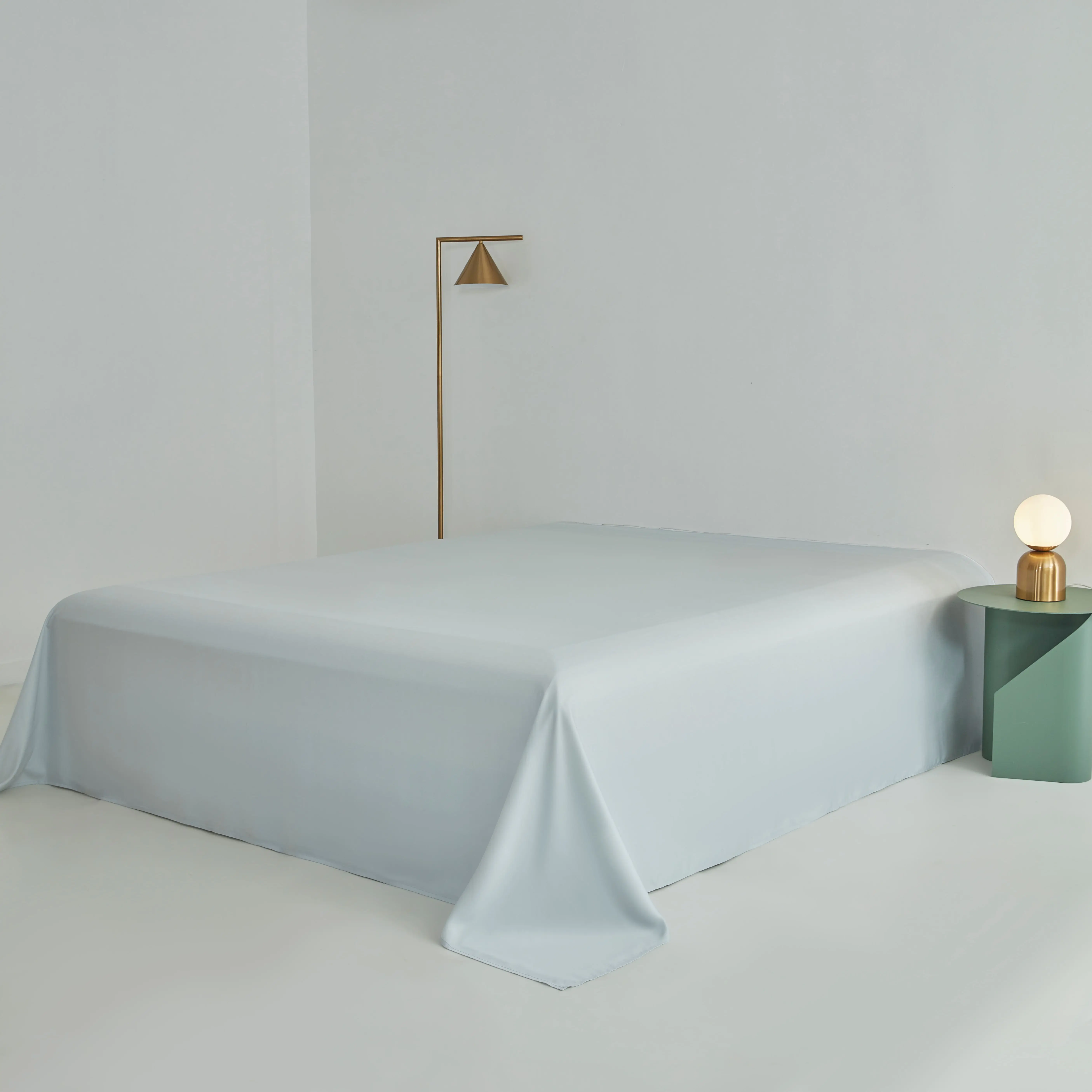 Оптовая продажа индивидуальная плоская простыня Tencel роскошная цветная для всех