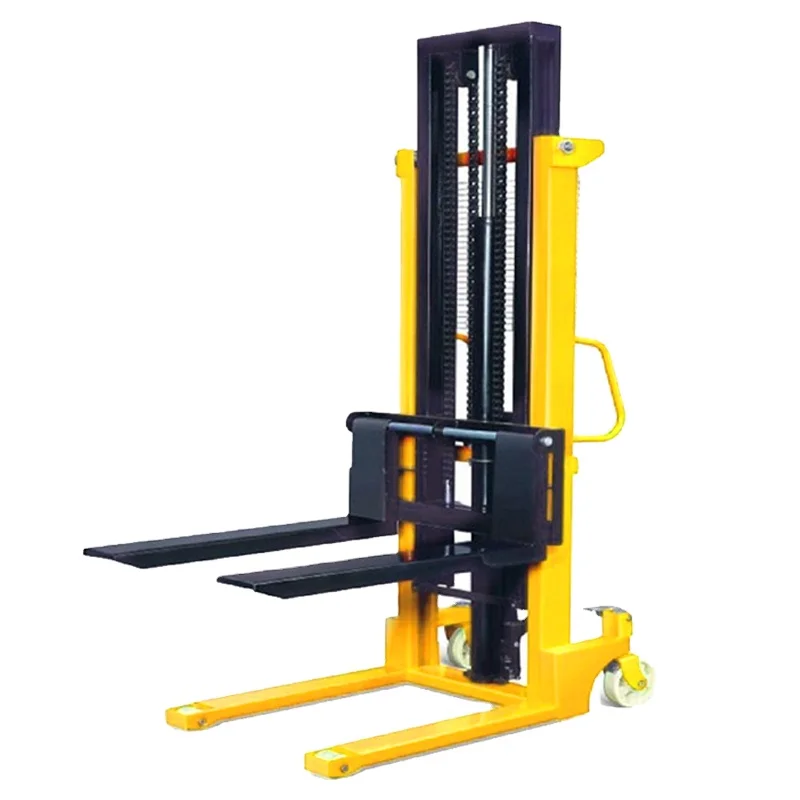 High quality c steel lifting height 1.6m 2m 3m manual hydraulic stacker