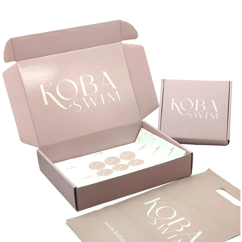 Wholesale custom printed unique corrugated shipping boxes custom logo cardboard mailer box