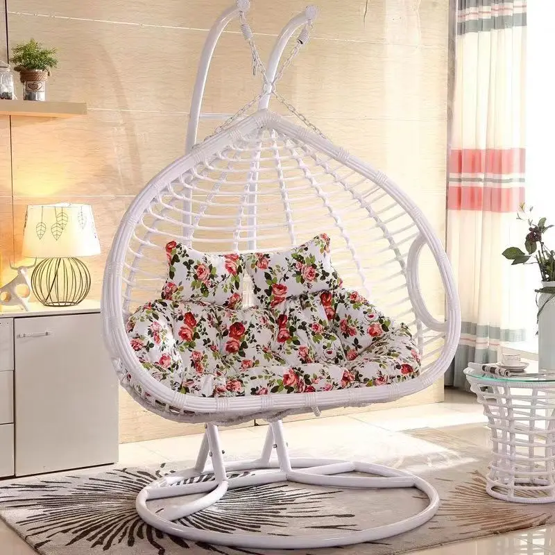Modern Outdoor Patio Swing Chair two seat patio swing wicker swing chair wholesale  Double Pole Hanging Basket