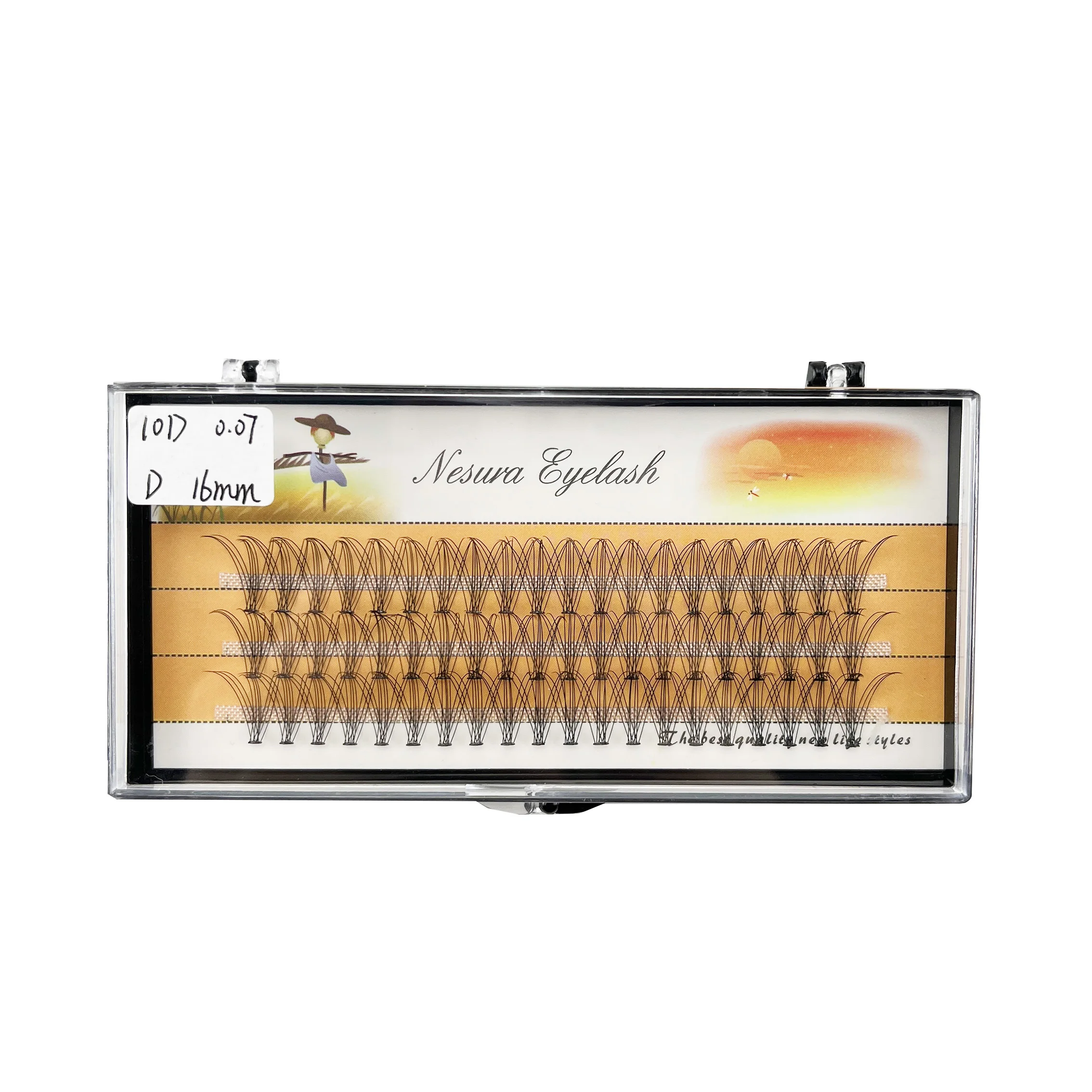 Накладные ресницы из искусственной норки 20D 30D