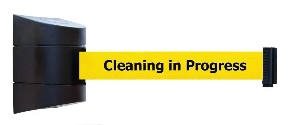 Hot Sale Item 12 Meters Crowd Control Queuing Barriers Length Wall Mount Belt