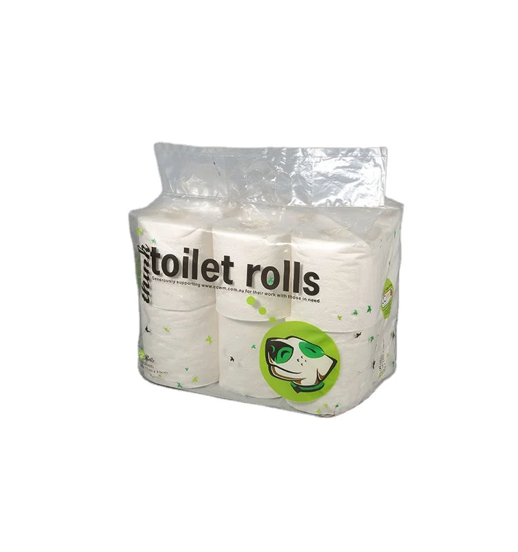 Papier Toilette Paper Roll Pe Film Toilet Seat Cover Potty With Printed Color Bathroom Tissue Private Labeling Production Line