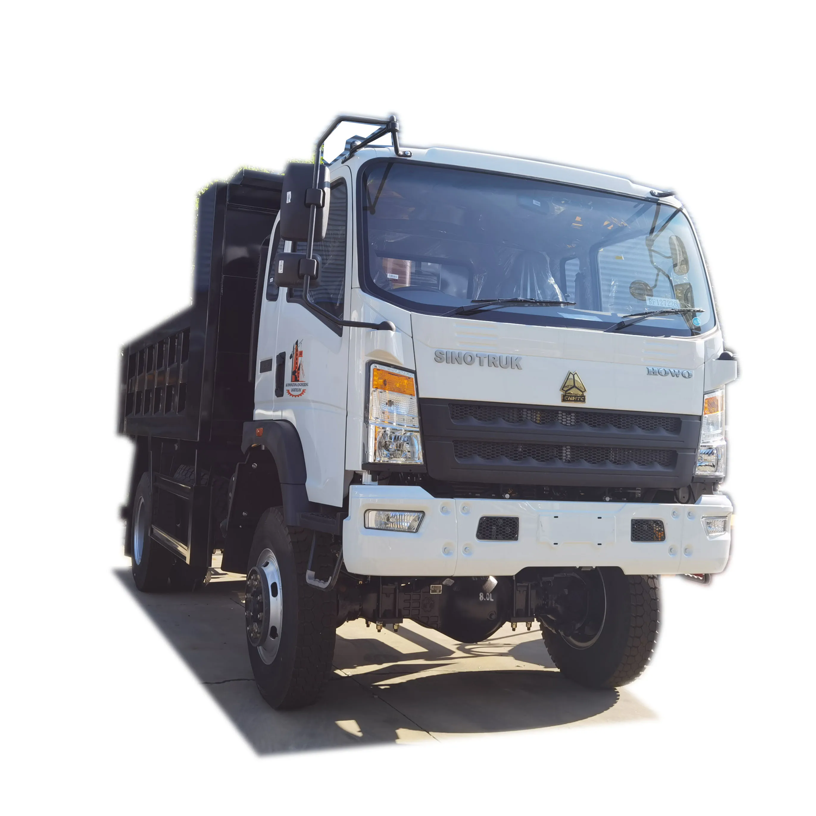sinotruk howo 4X4 8 ton 10 ton tipper truck howo AWD tipper dump truck low price sale