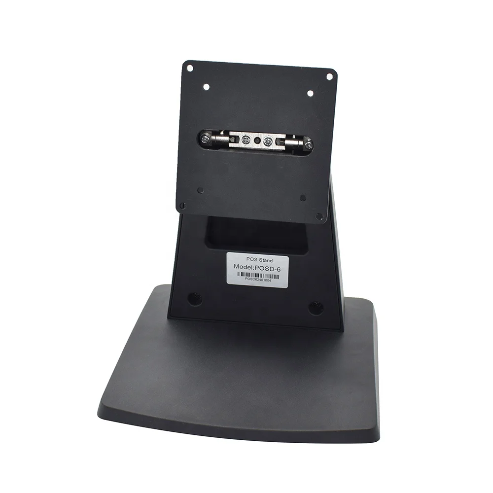 stable Aluminum alloy base 12-23 inches Desktop Pos Vesa Pc Monitor Stand of display touch screen integrated machine