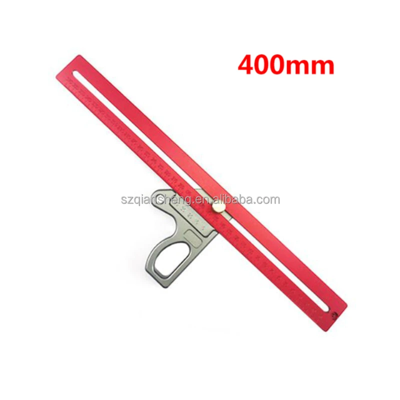 Woodworking Scribe Precision Marking T-Ruler 200-400mm Aluminum Alloy Scribing Ruler Line Drawing Marking Gauge
