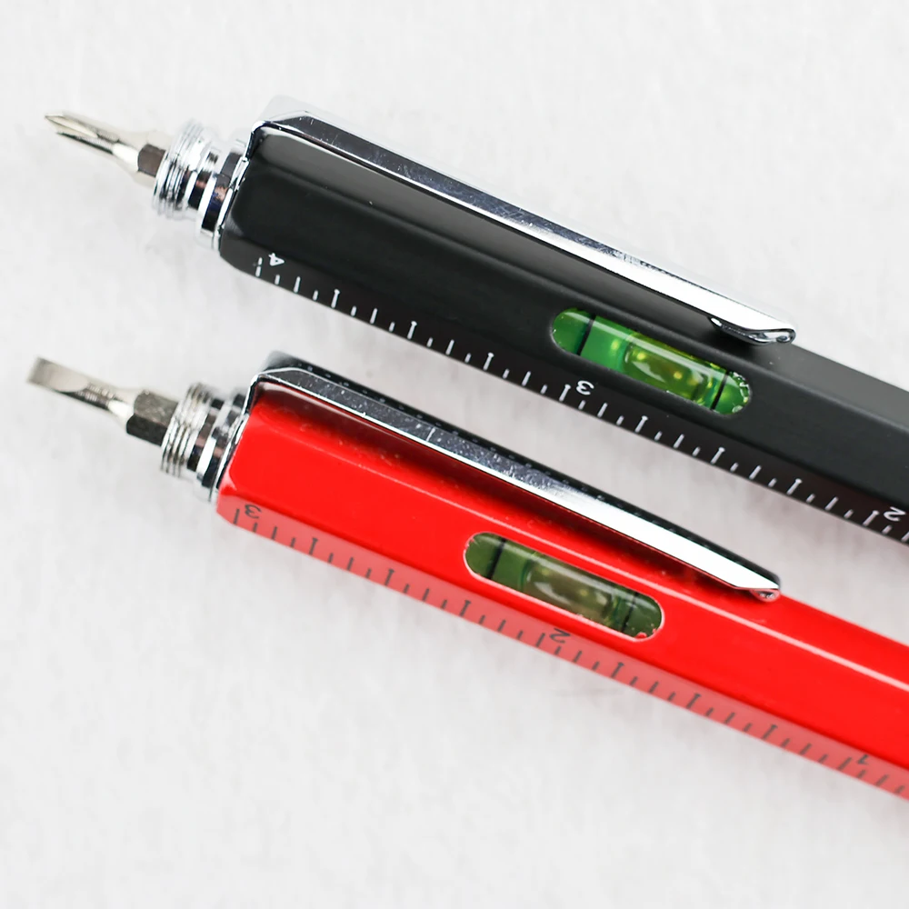 GemFully hot selling products 2023 multifuncinal pen tools 6 in 1 multitool pen multi purpose pen with tool