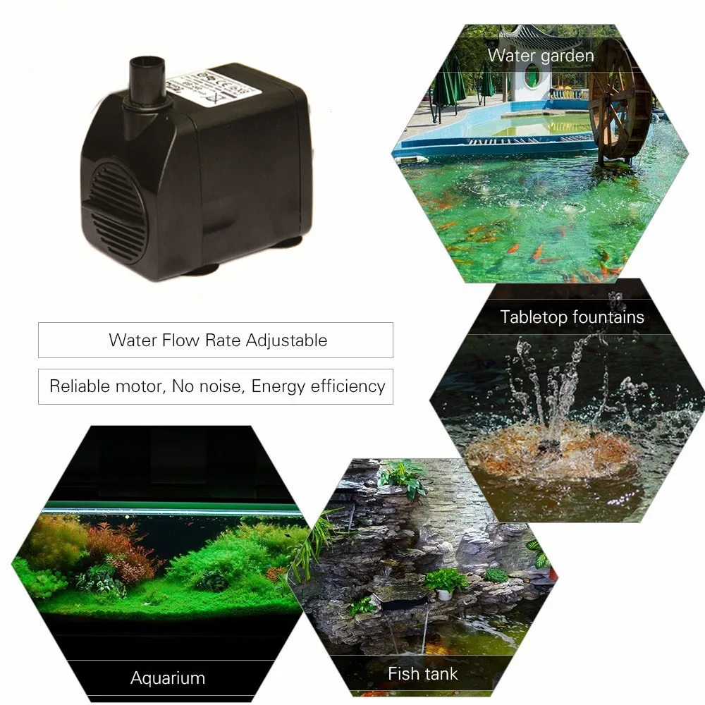 Hot sell good quality Fountain Mini Water Pump Submersible Pump for hydroponic systems
