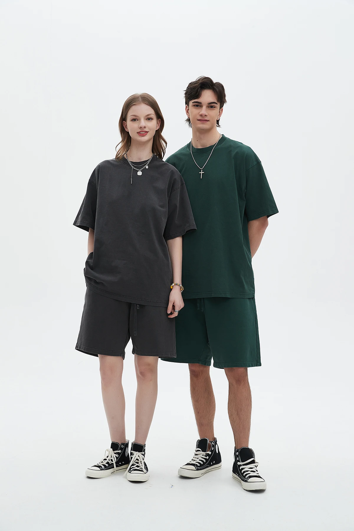 Винтажная футболка для мужчин с кислотной стиркой 100% логотипом супертяжелый хлопковый потертый негабаритный дизайн короткими рукавами унисекс