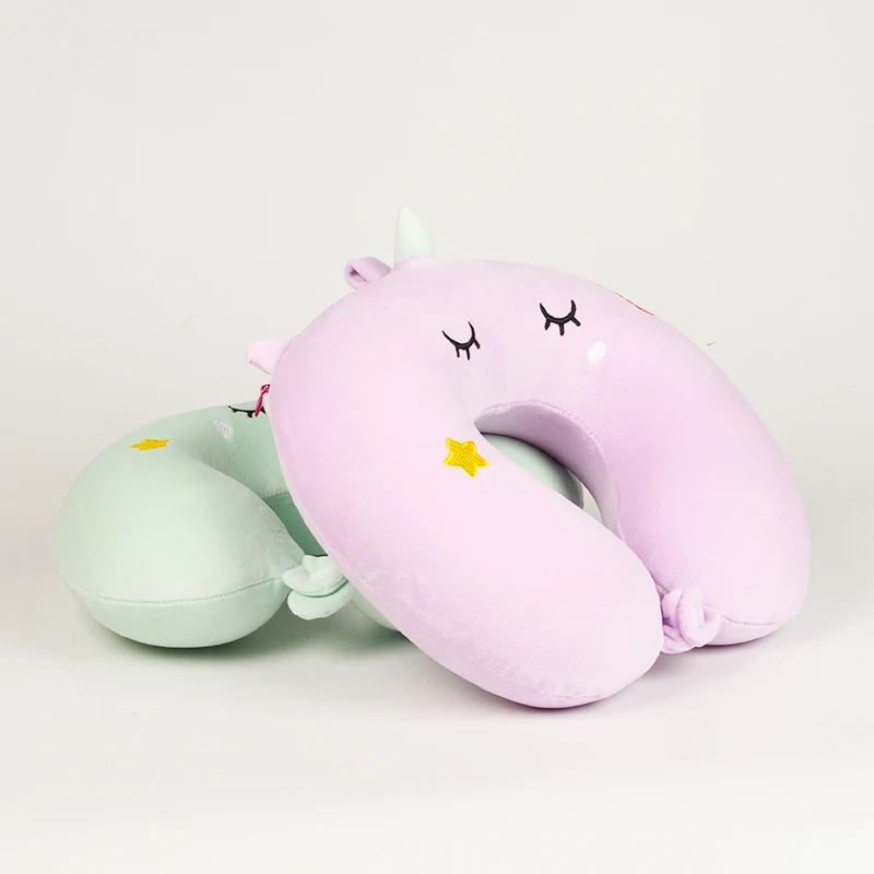 Заводская Высококачественная классическая U-образная подушка для шеи из пены с эффектом памяти предназначена поддержания баланса в положении сна